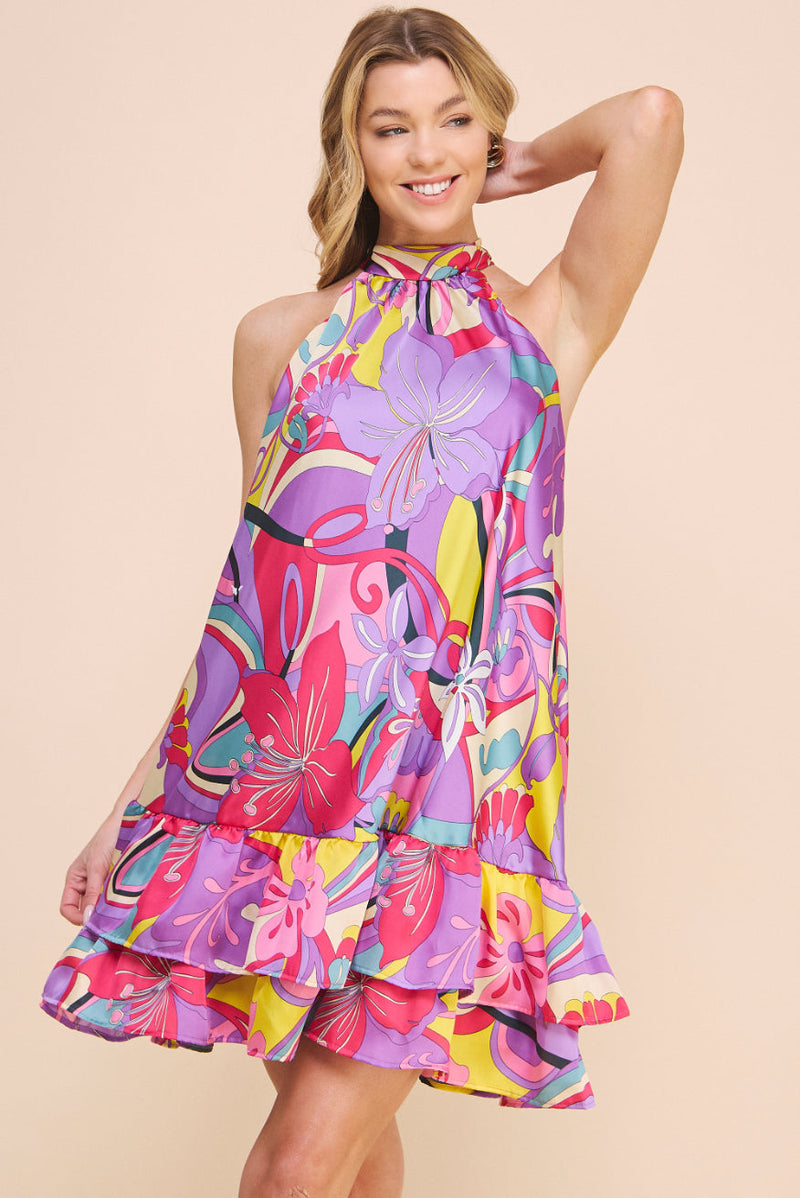 Elise Printed Dress