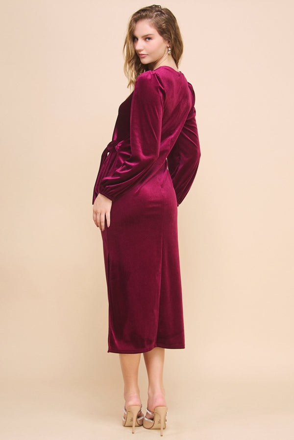 Velvet Knot Dress