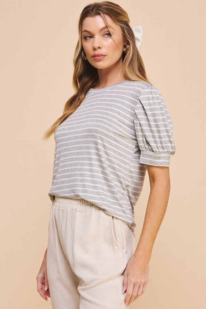 Lovely Puff Sleeves T-shirt