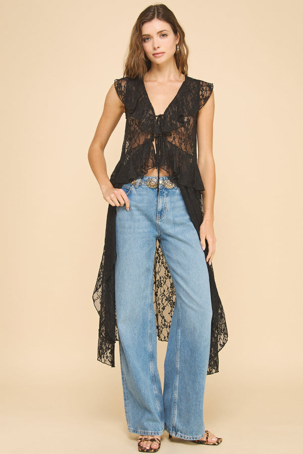 Lace Tunic Top