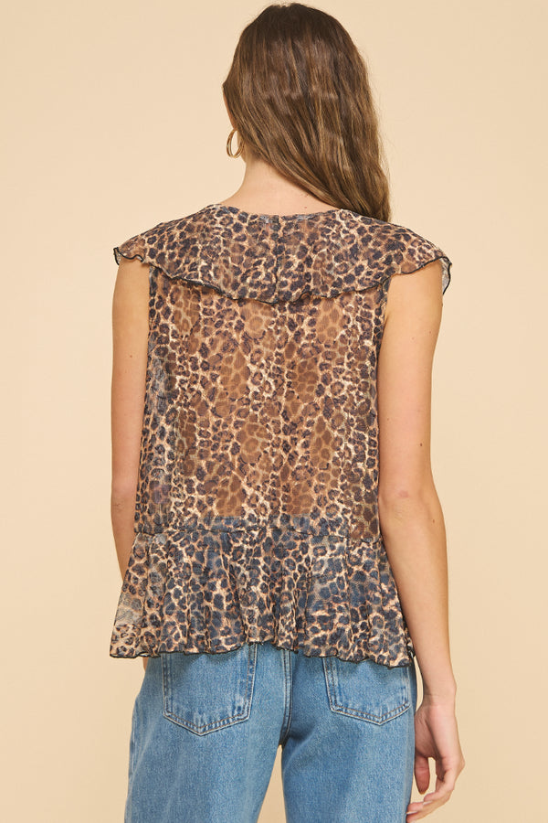 Ruffled Lace Top