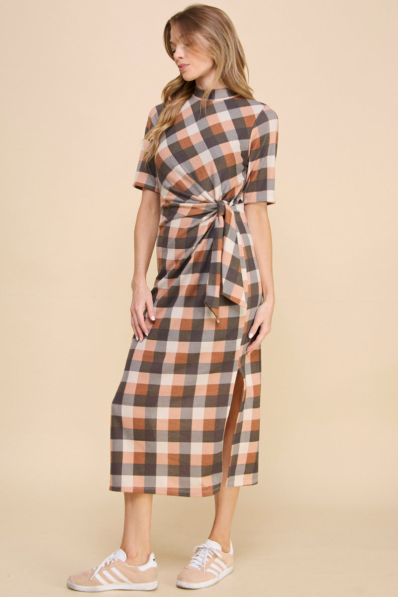 Anastasia Checkered Dress