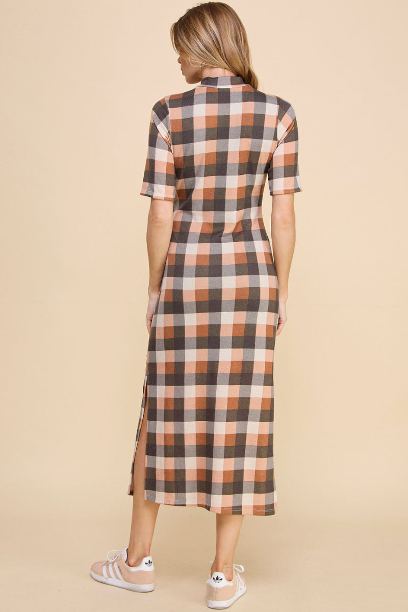 Anastasia Checkered Dress