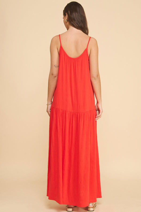 Maui Drop-Waist Maxi Dress