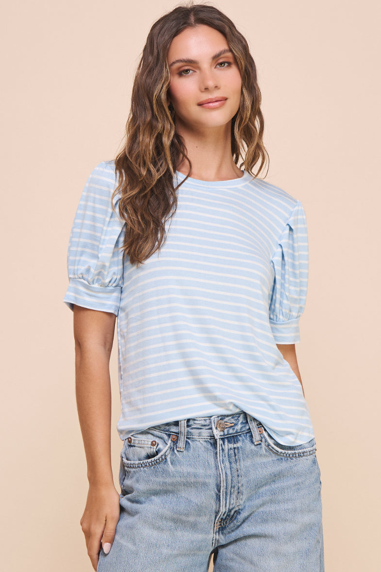 Lovely Puff Sleeves T-shirt