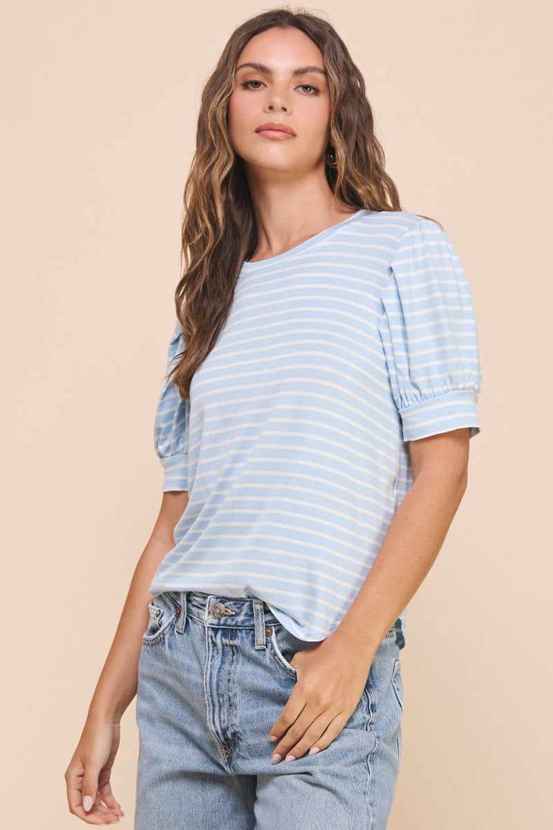 Lovely Puff Sleeves T-shirt