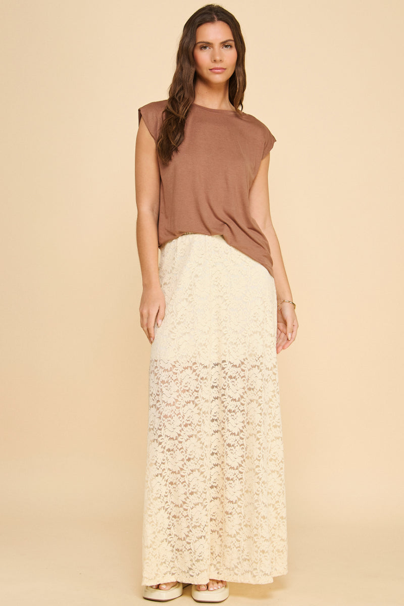 Yellowstone Lace Maxi Skirt