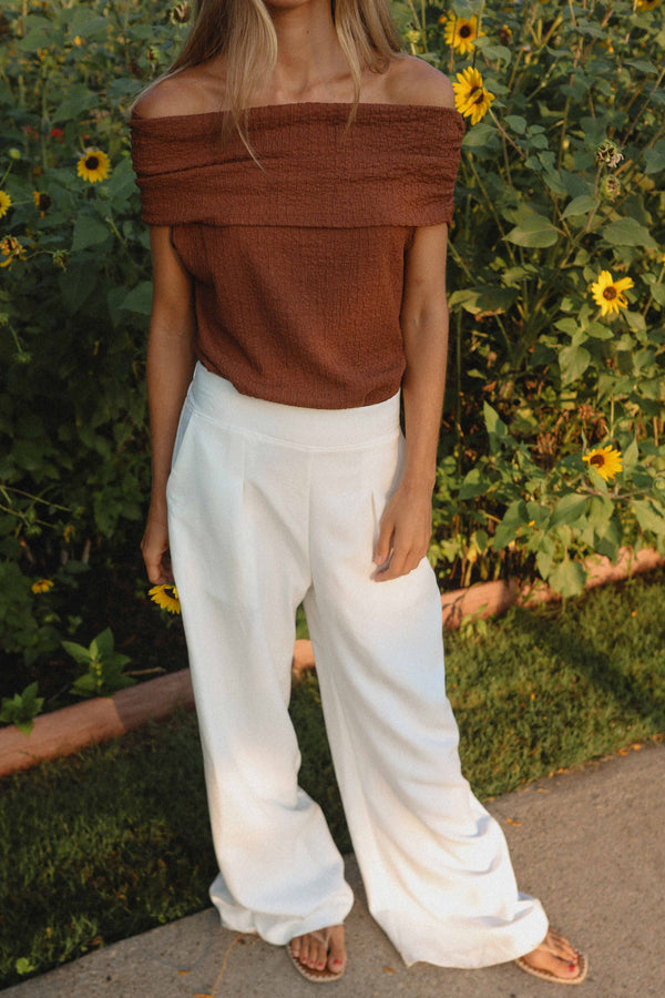 Fine Twill Flowy Pants